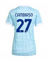 Juventus Andrea Cambiaso #27 Venkovní Dres pro Dámské 2025-26 Krátký Rukáv